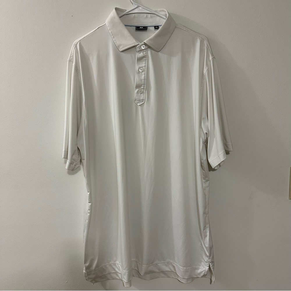 Footjoy FJ Golf Polo Shirt Mens Extra Large XL White - Picture 1 of 7